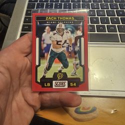 Zach Thomas Football Card