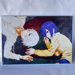 Tokyo Ghoul Kaneki & Touka poster print mounted on black foam board