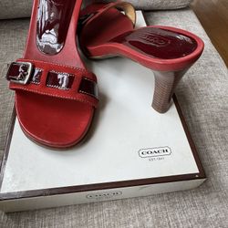 Coach Leather Shoes- Size 8