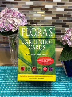 Flora's Gardening Cards (264 Full-color Cards) with detailed information on…