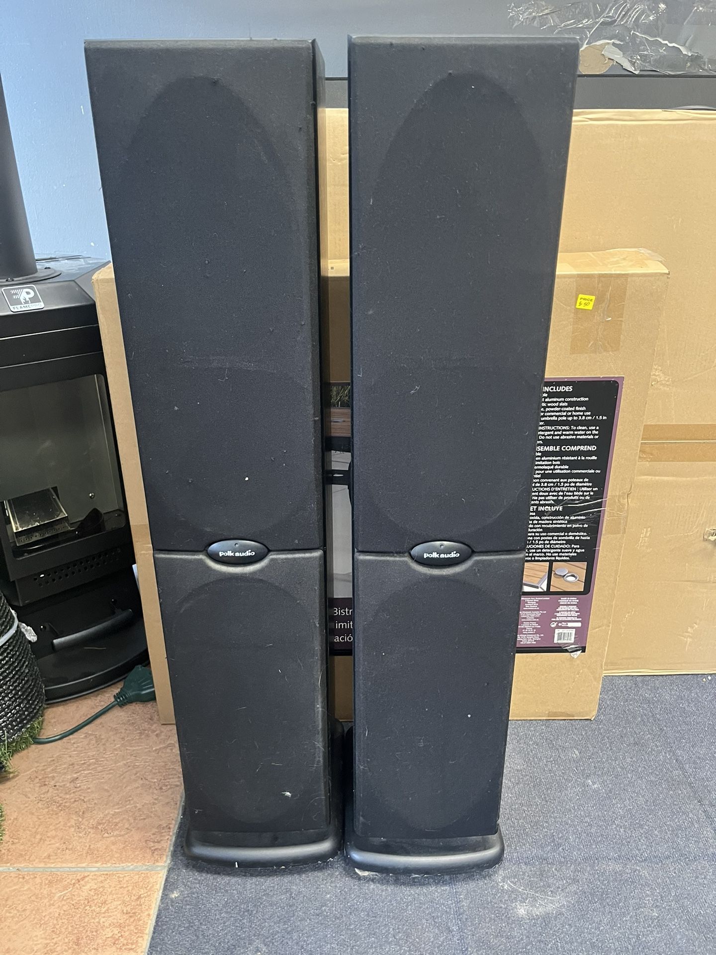 Polk RT800i (Black) Tower Speakers Pair