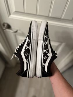 Custom Louis Vuitton Print Vans