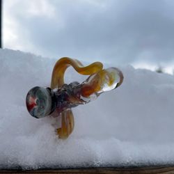 Glass Tomahawk And Saber 