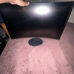 Samsung - S39C 27" FHD 75Hz Curved Monitor (HDMI, DisplayPort) - Black