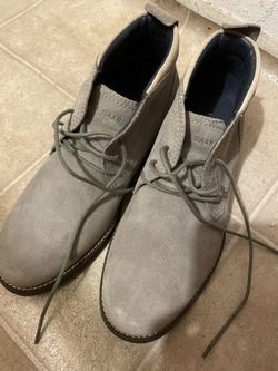 Cole Haan Size 8-9 Ogden Stitch Chukka II Driftwood Suede