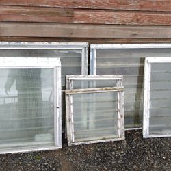 Louvered Windows (Crank Open/Closed) $15-20 Each