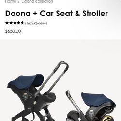 Stroller doona blue