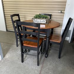 Table and 4 chairs