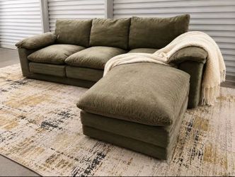 Brand New Olive Green Sectional