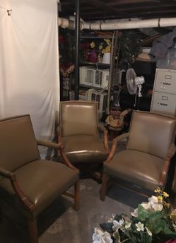 Leather office chairs