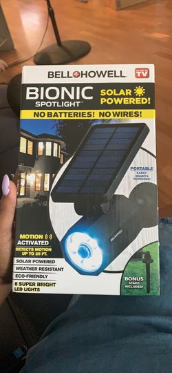 2 bionic motion spotlights