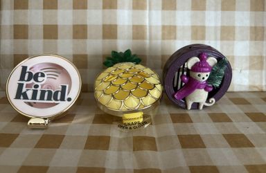 Set Of 3 car Fragrance Holders Bath And Body Works 