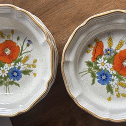Mikasa Garden Club, Meadow Melody bowls, saucer