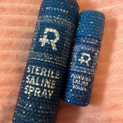 Custom Crystal Bling, Recovery, Sterile, Saline Spray, And Purified Saline Wash