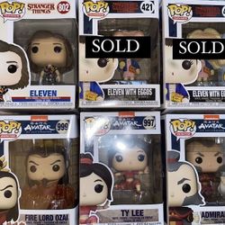 Funko Pops $12 Each 