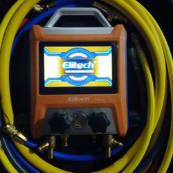 Elitech Hvac Gages With Micron Meter Brand New Never Used