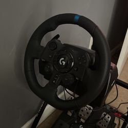Logitech G923 Steering Wheel and Pedals+ DIWANGUS Racing Wheel Stand
