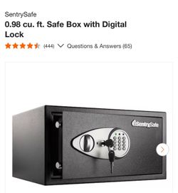 SentrySafe 0.98 cu. ft. Safe Box with Digital Lock