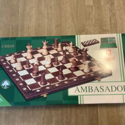  Wegiel Handmade European Ambassador Chess Set - Wooden