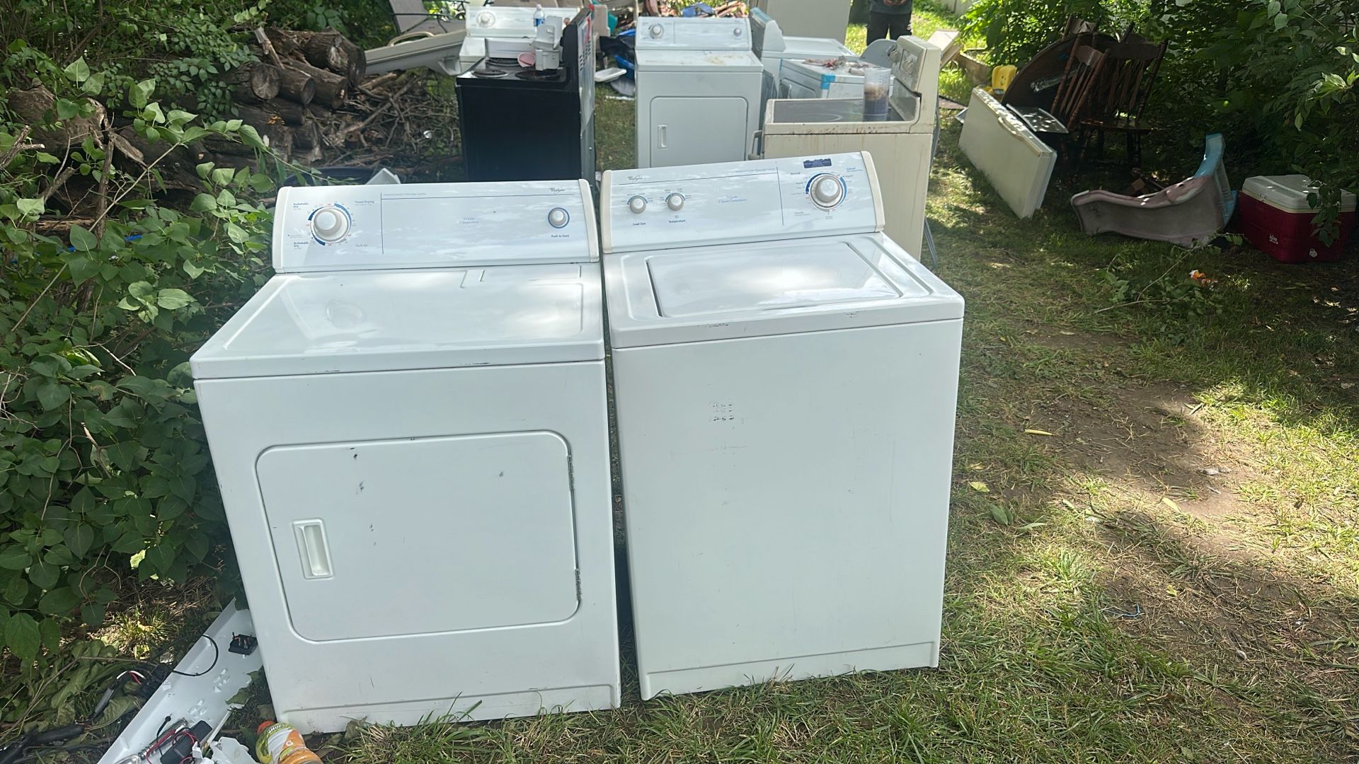 Whirlpool Washer And Dryer Set With Warranty