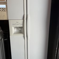 Whirlpool Refrigerator Side By Side 25.2 Cu ft. 35.5” Width