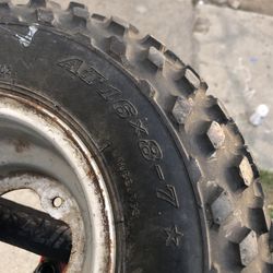 Don’t Know The Size To This Tire But Willing To Selling It Bough It For 27$ D