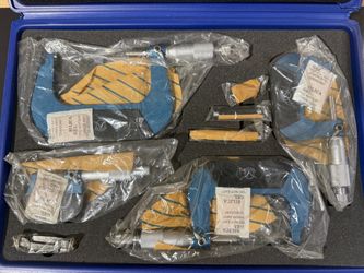 0-4” Micrometer Set in Carry Case