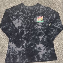 Eighty Eight Brand Happy Vibes Happy Times Mushroom Long Sleeve Large 