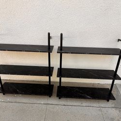 Faux Marble Wall Shelves