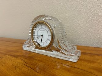 WATERFORD CRYSTAL Decorative Desk Clock