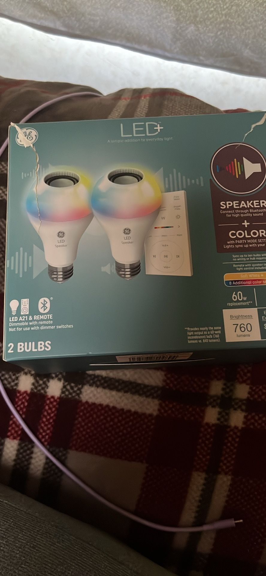 LED speaker Light Bulb