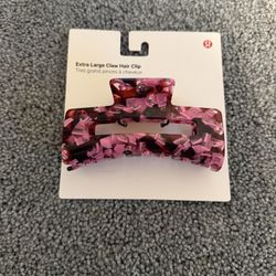 Lululemon Extra Large Claw Hair Clip Jewelled Magenta/Rockwood 