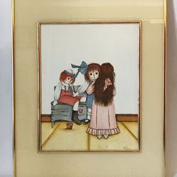 20x16 Framed Raggedy Ann & Andy Print