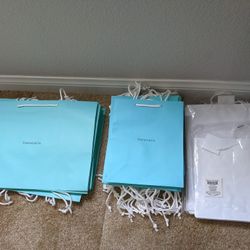 New Authentic Tiffany Jewelry Gift Bags Realtor Home Staging 3 Each Or Bundle Price