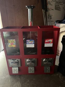 triple gumball/candy machine