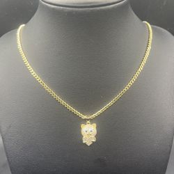 Gold plated necklace