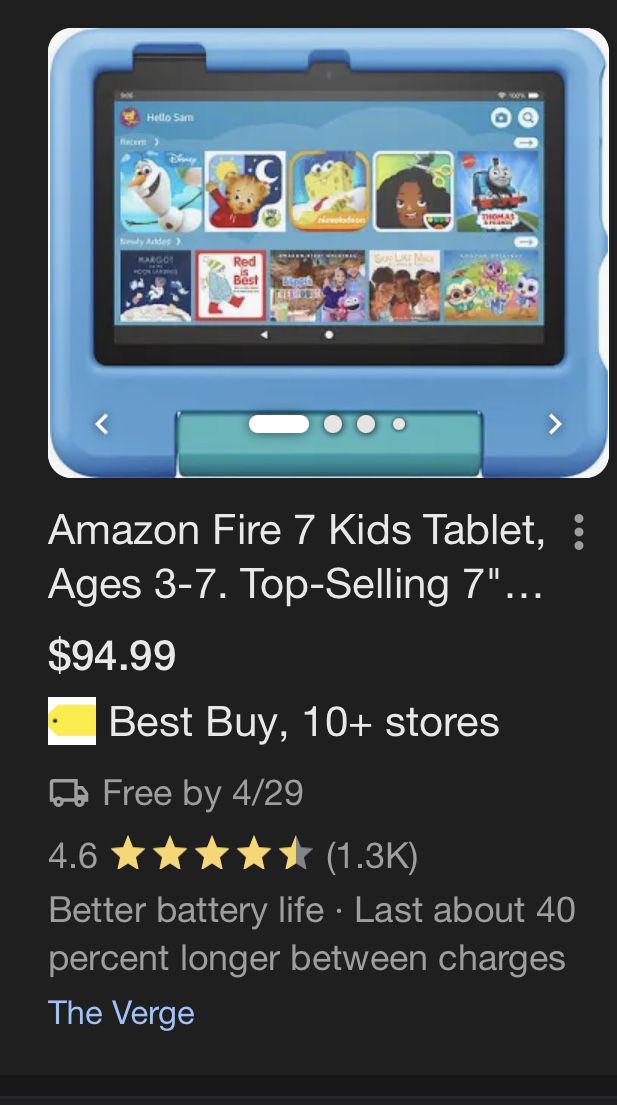 Fire 7 kids Tablet 