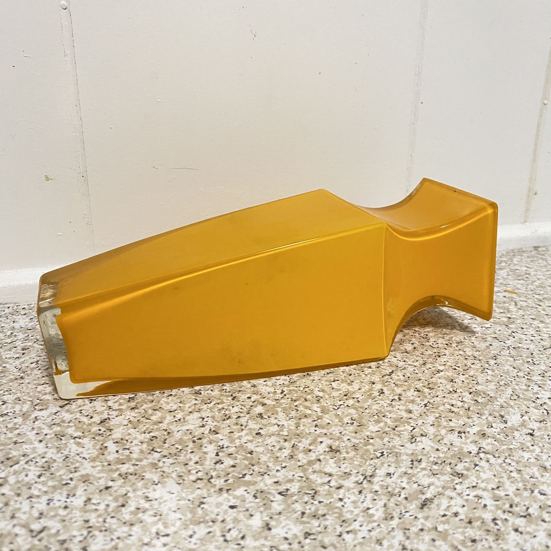 Orange Glass Vase