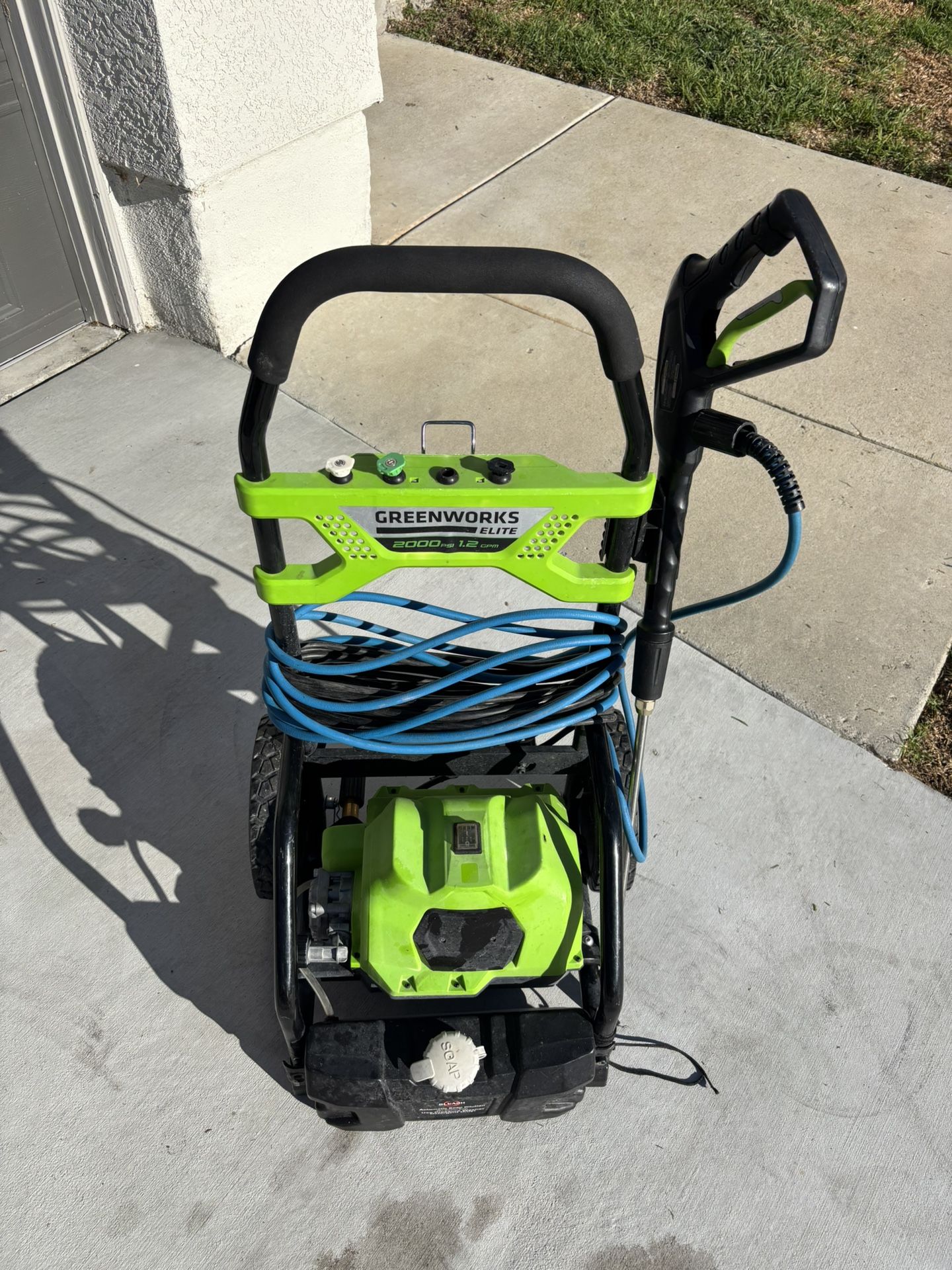 Greenworks 2000 PSI Electric Pressure Washer Power Washer – Great Condition