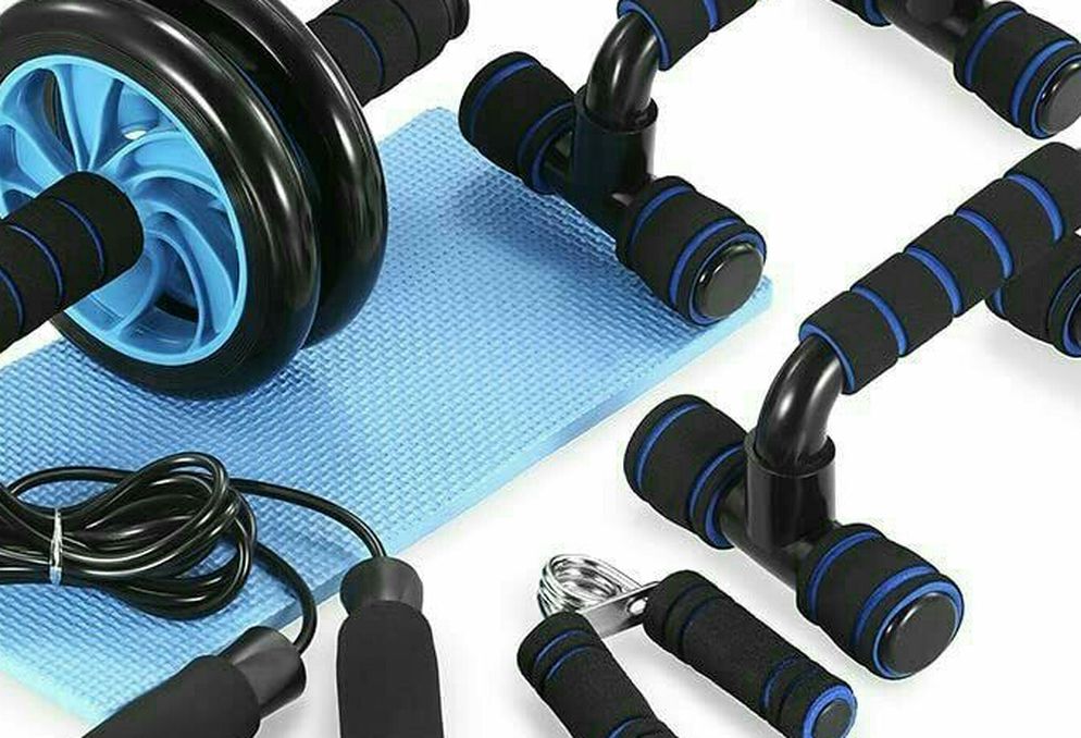 in Ab Roller Wheel Workout Equipment Set