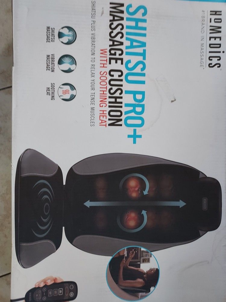 Homedics Shiatsu Pro + Massage Cushion