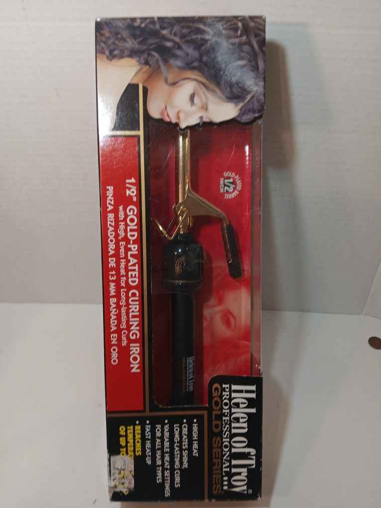 Helen of troy professional gold series curling clearance iron