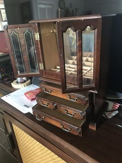 Antique Music player jewelry box