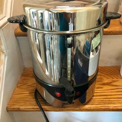 MR. COFFEE 45 CUPS STAINLESS STEEL  COFFEE/ TEA  PERCOLATOR  MAKER,BREWER,Like New