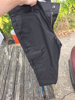 5 pair -RED KAP black cargo workpants