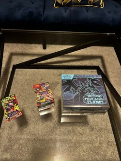Pokémon Phantasmal Flames Sealed Bundle – ETB + Booster Bundle + Pack