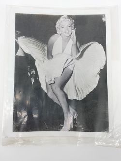 MARILYN MONROE Hollywood Art Print Photo Rare 8" x 10" Dress New York