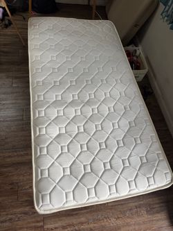 Twin size bed and frame