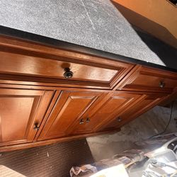 Kitchen Island , Granit Top