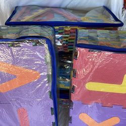 Foam Letter Number Squares